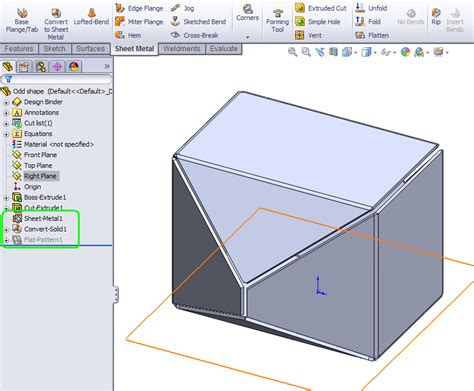 convert step file to sheet metal solidworks|solid work to sheet metal conversion.